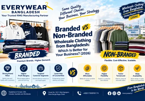 Branded vs Non-Branded Wholesale Clothing from Bangladesh: Which Is Better for Your Business? (2026)