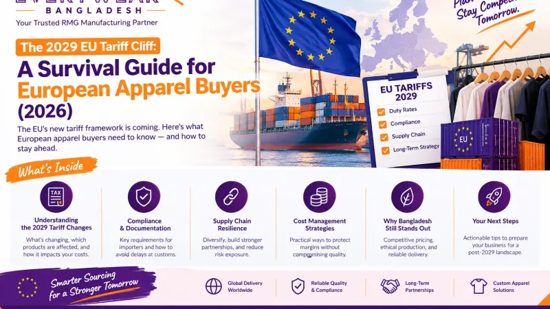 The 2029 EU Tariff Cliff: A Survival Guide for European Apparel Buyers (2026)