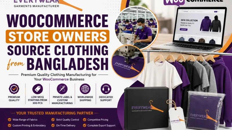 WooCommerce Store Owners: Source Clothing from Bangladesh | Complete Import & Manufacturing Guide (2026)