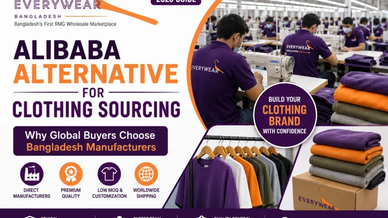 Alibaba Alternative for Clothing Sourcing: Why Buyers Choose Bangladesh Manufacturers (2026 Guide)