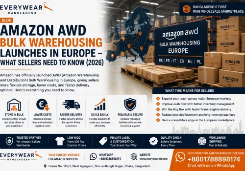 Amazon AWD Bulk Warehousing Launches in Europe – What Sellers Need to Know (2026)