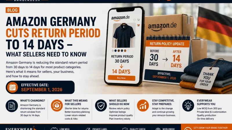 Amazon Germany Cuts Return Period to 14 Days – What Sellers Need to Know (September 1, 2026)