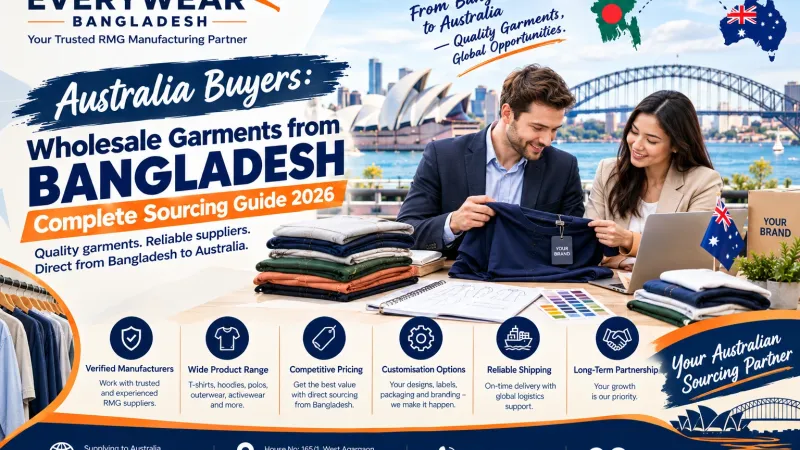 Australia Buyers: Wholesale Garments from Bangladesh – Complete Sourcing Guide 2026