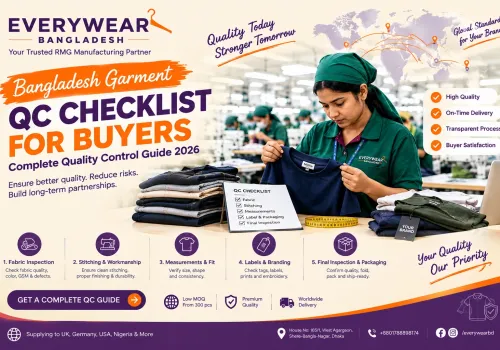 Bangladesh Garment QC Checklist for Buyers – Complete Quality Control Guide 2026