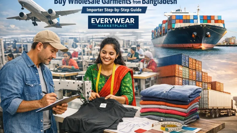 How to Buy Wholesale Garments from Bangladesh — Importer Step-by-Step Guide