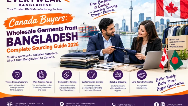 Canada Buyers: Wholesale Garments from Bangladesh – Complete Sourcing Guide 2026