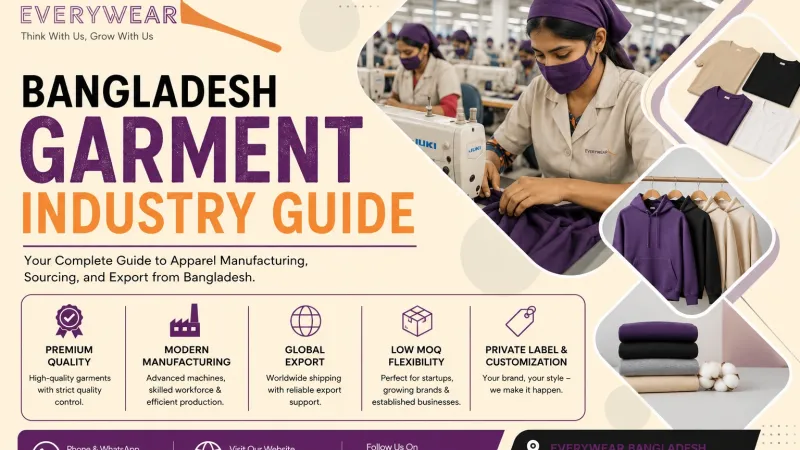 Bangladesh Garment Industry Guide (2026): Complete Guide for Global Clothing Brands, Importers & Wholesale Buyers
