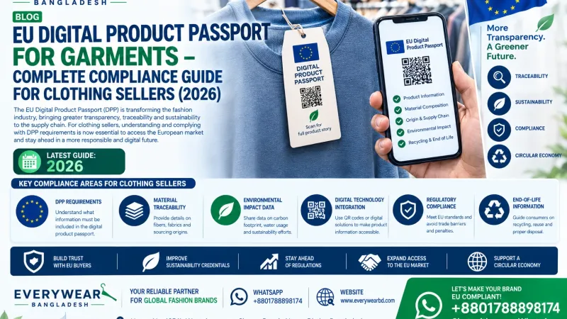 EU Digital Product Passport for Garments – Complete Compliance Guide for Clothing Sellers (2026)