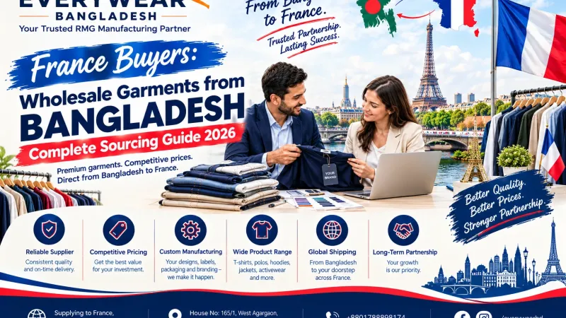 France Buyers: Wholesale Garments from Bangladesh – Complete Sourcing Guide 2026