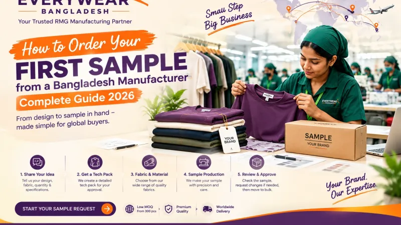 How to Order Your First Sample from a Bangladesh Manufacturer – Complete Guide 2026