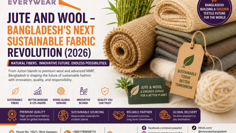 Jute and Wool – Bangladesh's Next Sustainable Fabric Revolution (2026)