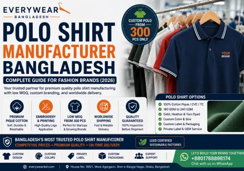 Polo Shirt Manufacturer Bangladesh – Complete Guide for Fashion Brands (2026)