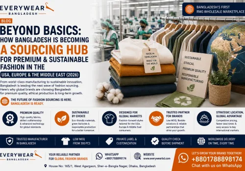 Beyond Basics: How Bangladesh Is Becoming a Sourcing Hub for Premium & Sustainable Fashion in the USA, Europe & the Middle East (2026)