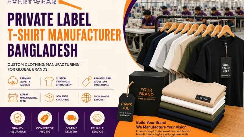 Private Label T-Shirt Manufacturer Bangladesh: The Complete Guide for Global Fashion Brands (2026)
