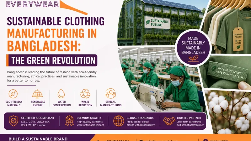 Sustainable Clothing Manufacturing in Bangladesh: The Green Revolution (2026)