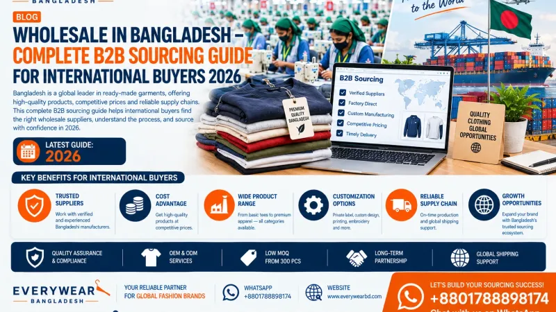 Wholesale in Bangladesh – Complete B2B Sourcing Guide for International Buyers 2026