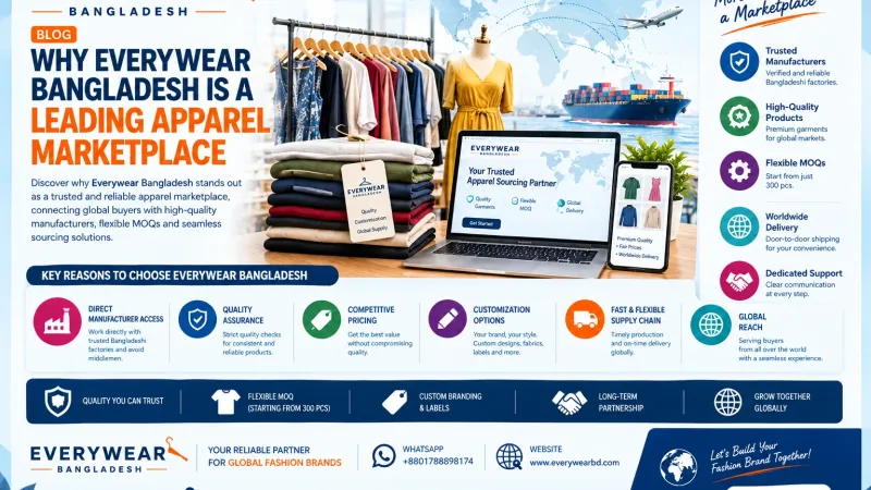 Why Everywear Bangladesh Is a Leading Apparel Marketplace – Complete Guide for International Buyers 2026