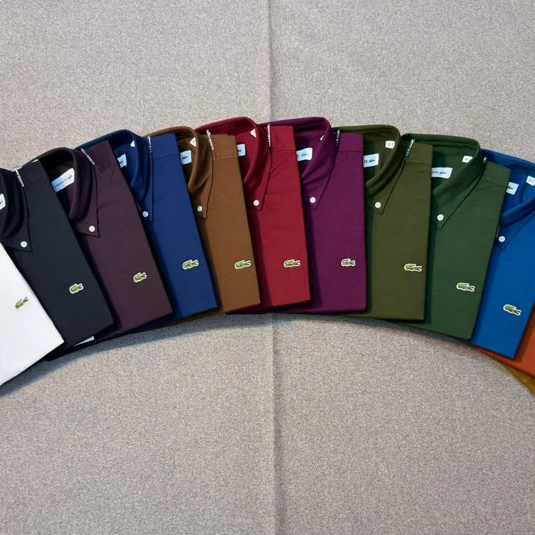 Lacoste Full Sleeve Oxford Cotton Shirt Wholesale Bangladesh