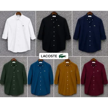 Lacoste Full Sleeve Oxford Cotton Shirt Wholesale Bangladesh