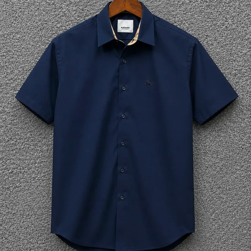 Burberry Short Sleeve Stretch Cotton Shirt Wholesale Bangladesh