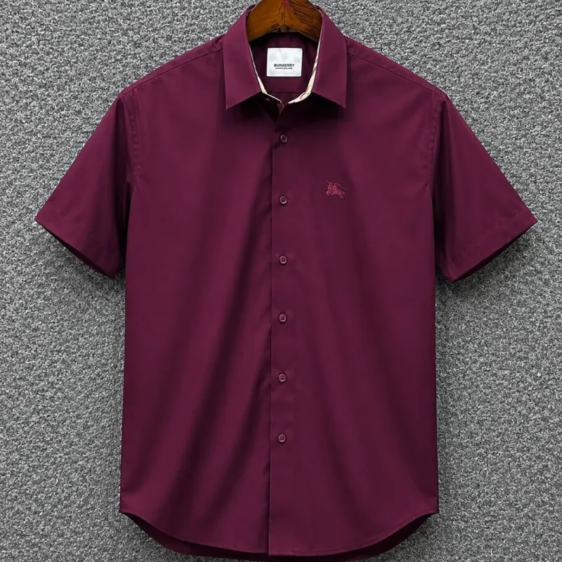 Burberry Short Sleeve Stretch Cotton Shirt Wholesale Bangladesh