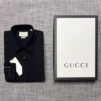 Gucci Men’s Full Sleeve Stretch Cotton Solid Shirt Wholesale Bangladesh