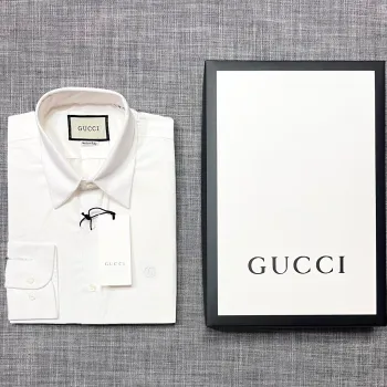 Gucci Men’s Full Sleeve Stretch Cotton Solid Shirt Wholesale Bangladesh