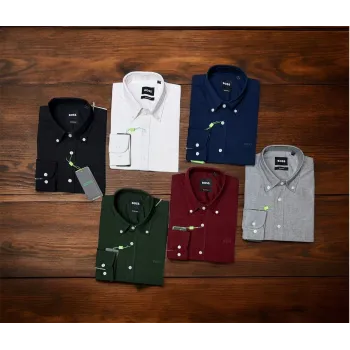 Boss Men's Premium Solid Oxford Shirt Wholesale Bangladesh