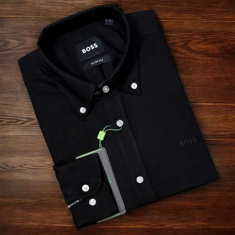 Boss Men's Premium Solid Oxford Shirt Wholesale Bangladesh