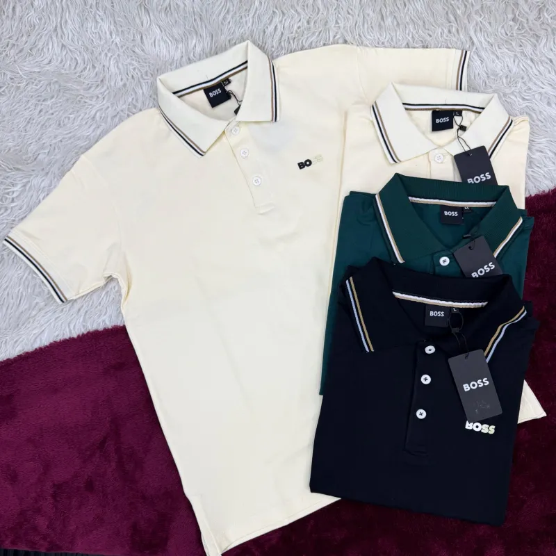 Boss Men's Luxury Lycra Pique Polo Shirt Wholesale – Everywear Bangladesh Boss Men's Luxury Lycra Pique Polo Shirt Wholesale – Everywear Bangladesh