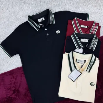 Gucci Men's Luxury Lycra Pique Polo Shirt Wholesale – Everywear Bangladesh