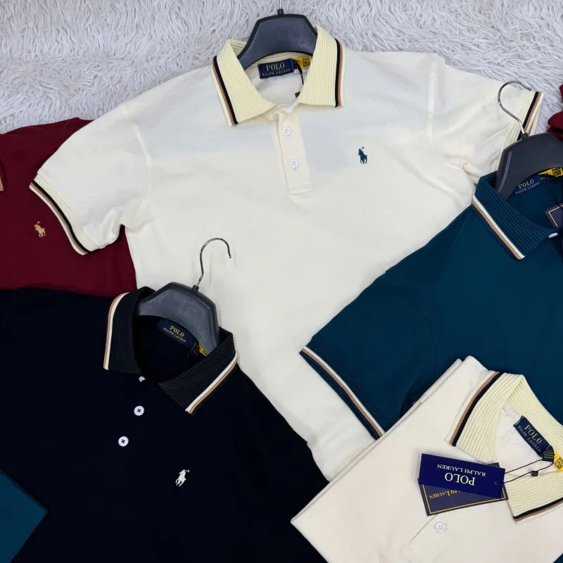 Ralph Lauren Men's Luxury Lycra Pique Polo Shirt Wholesale – Everywear Bangladesh