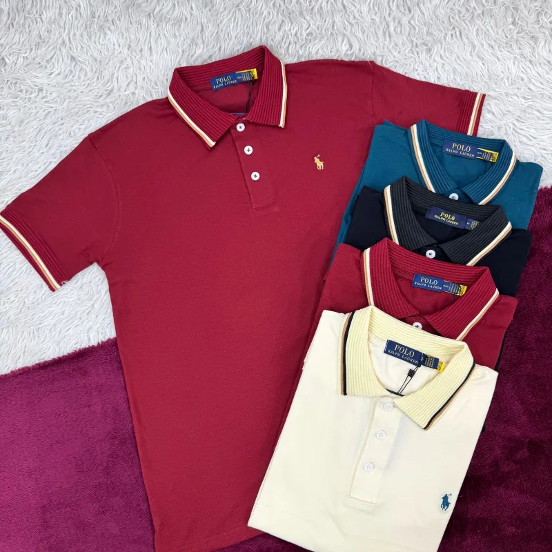 Ralph Lauren Men's Luxury Lycra Pique Polo Shirt Wholesale – Everywear Bangladesh