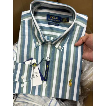 Ralph Lauren Men's Premium Stripe Shirt  Wholesale Bangladesh
