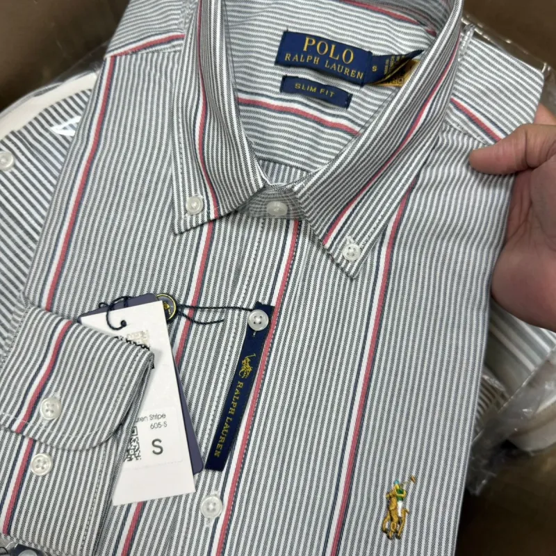 Ralph Lauren Men's Premium Stripe Shirt  Wholesale Bangladesh