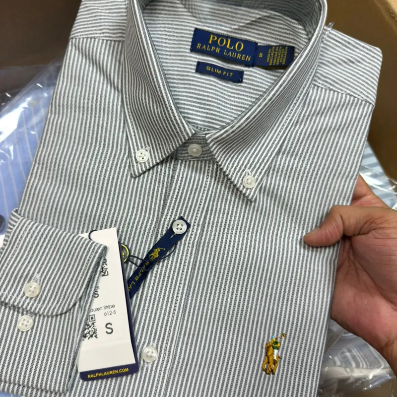 Ralph Lauren Men's Premium Stripe Shirt  Wholesale Bangladesh