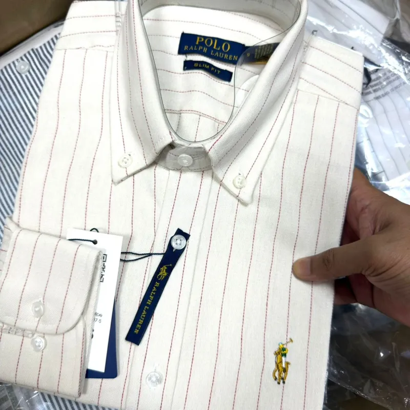 Ralph Lauren Men's Premium Stripe Shirt  Wholesale Bangladesh