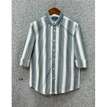 Ralph Lauren Men's Premium Stripe Shirt Wholesale Bangladesh