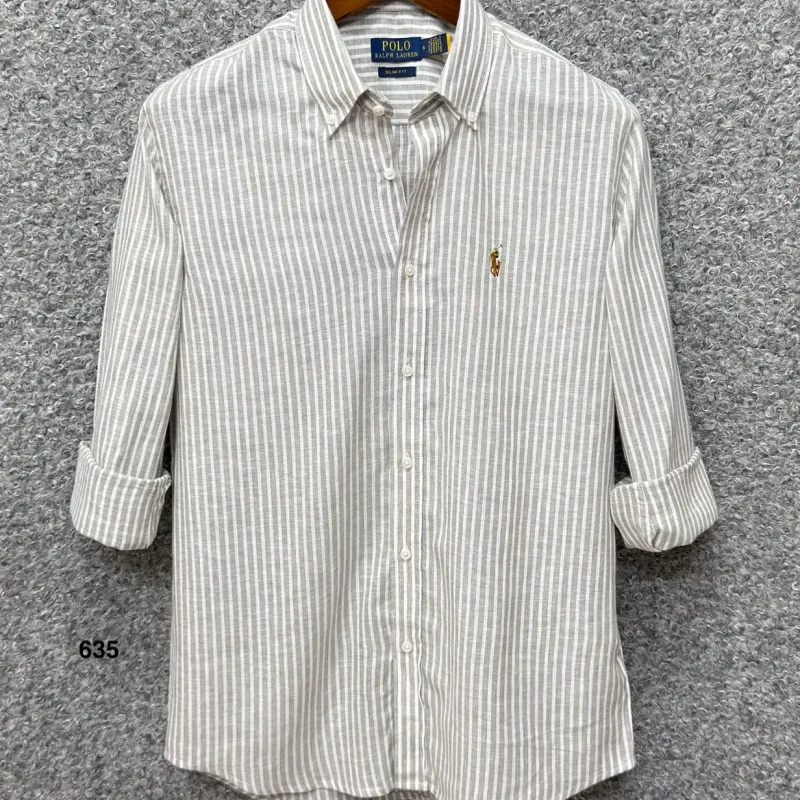 Ralph Lauren Men's Premium Stripe Shirt Wholesale Bangladesh