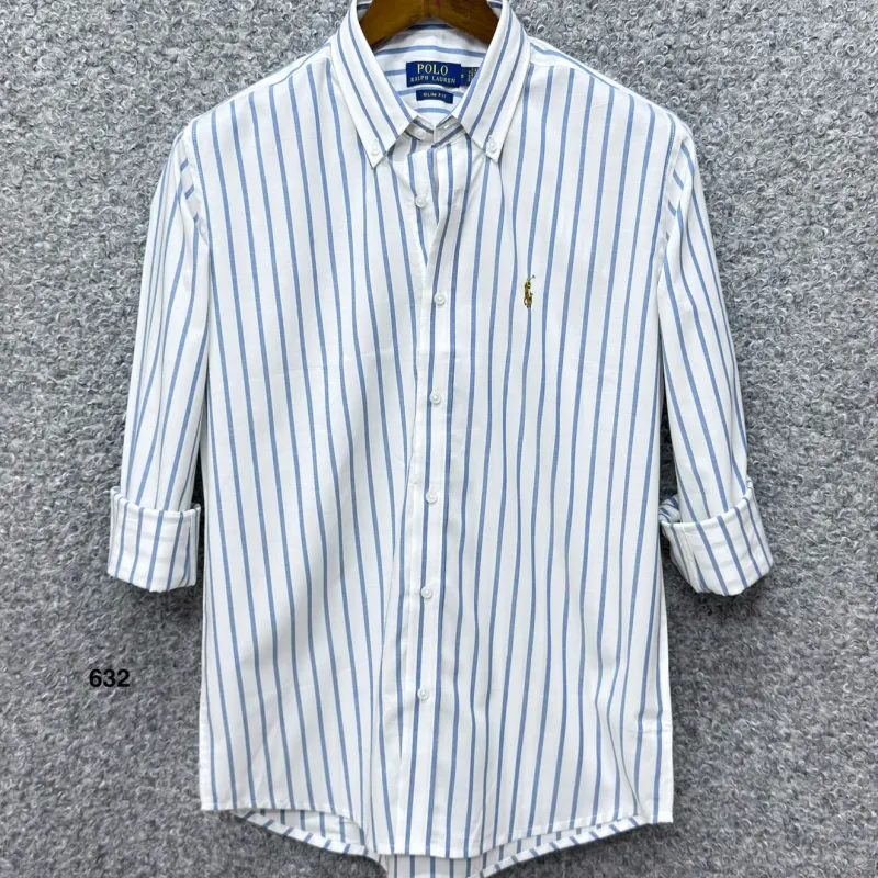 Ralph Lauren Men's Premium Stripe Shirt Wholesale Bangladesh