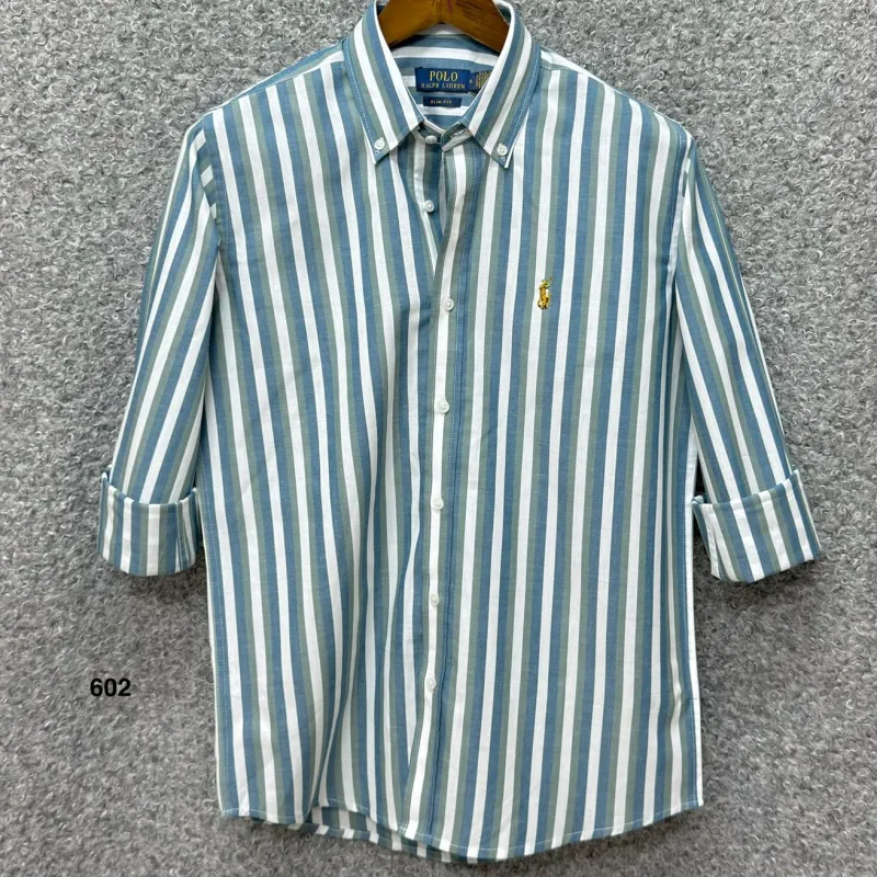 Ralph Lauren Men's Premium Stripe Shirt Wholesale Bangladesh