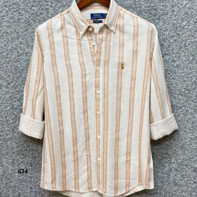 Ralph Lauren Men's Premium Stripe Shirt Wholesale Bangladesh