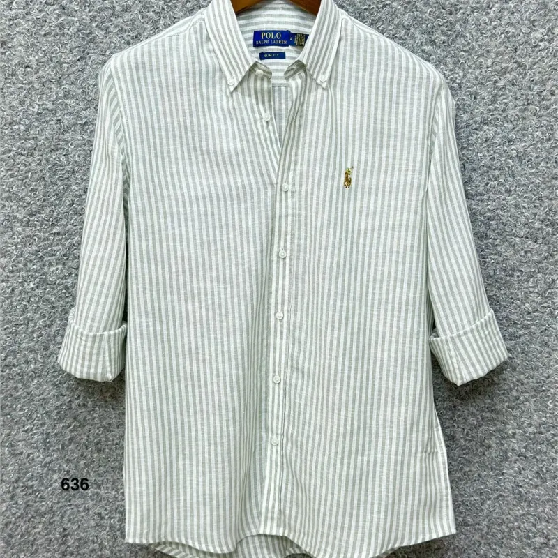 Ralph Lauren Men's Premium Stripe Shirt Wholesale Bangladesh
