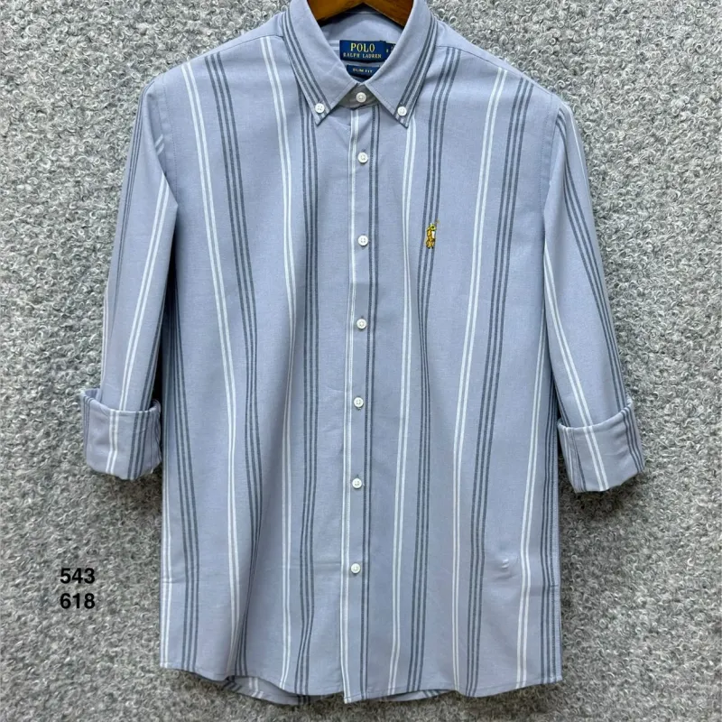 Ralph Lauren Men's Premium Stripe Shirt Wholesale Bangladesh