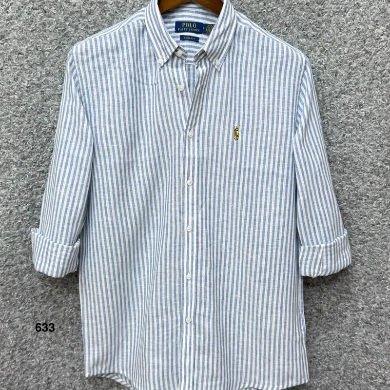 Ralph Lauren Men's Premium Stripe Shirt Wholesale Bangladesh