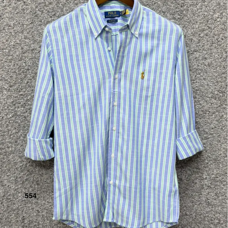 Ralph Lauren Men's Premium Stripe Shirt Wholesale Bangladesh
