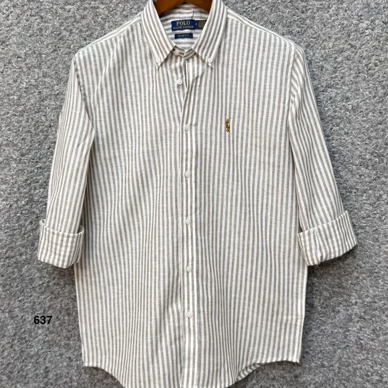 Ralph Lauren Men's Premium Stripe Shirt Wholesale Bangladesh