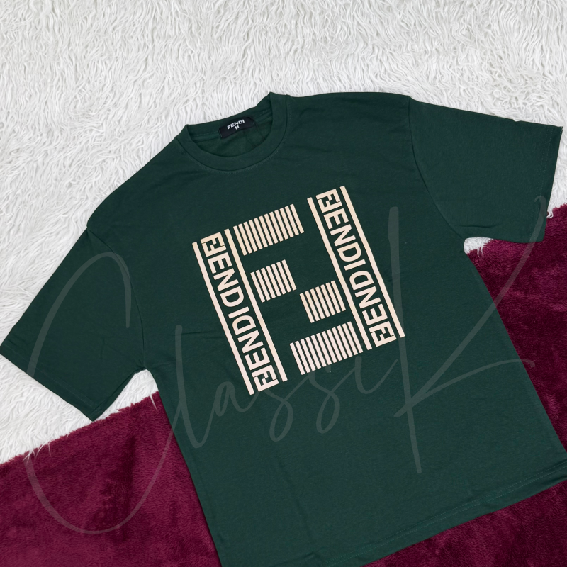 Fendi Men's Drop Shoulder Oversized T-Shirt Wholesale