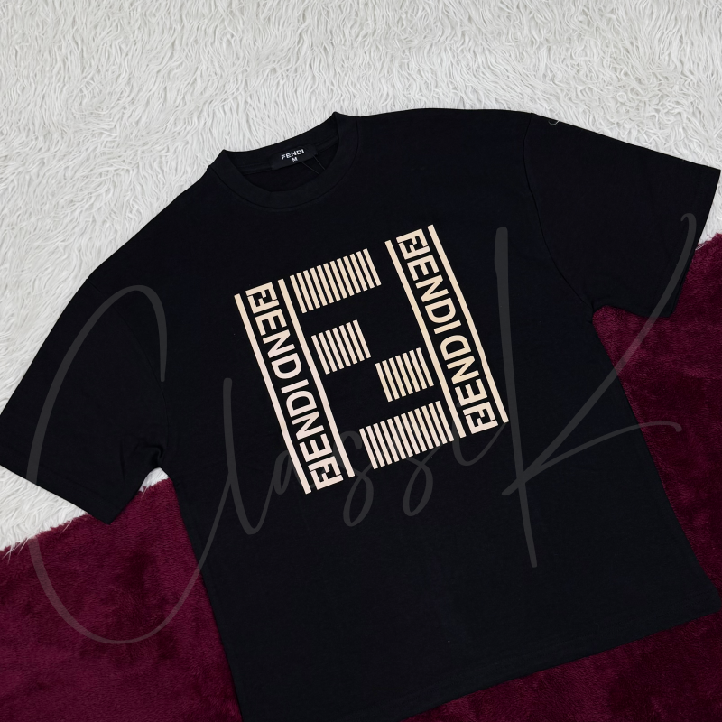 Fendi Men's Drop Shoulder Oversized T-Shirt Wholesale