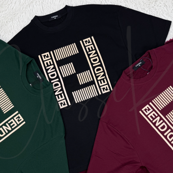 Fendi Men's Drop Shoulder Oversized T-Shirt Wholesale